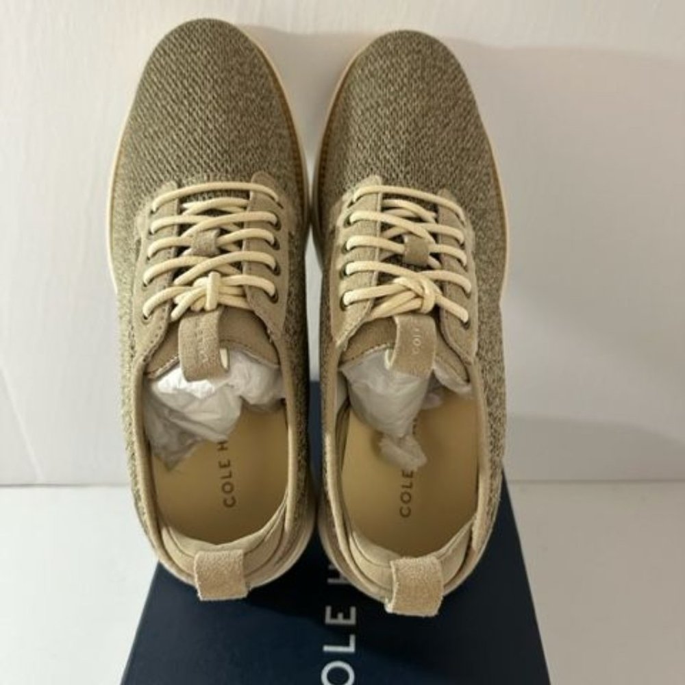Cole Haan, Men's  Grand Atlantic Knit Sneaker Cream size 8 New In Box - Picture 5 of 5